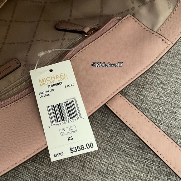 FINAL PRICE‼️ 🎉HOST PICK🎉 NWT Michael Kors Florence Logo Signature Ballet Tote - Picture 17 of 17